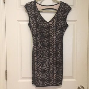 New Black lacelike cocktail dress